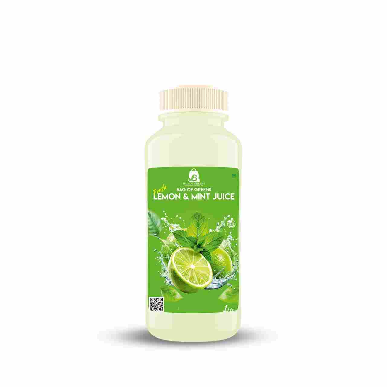 BOG Fresh Fresh Lemon & Mint Juice 1 Ltr